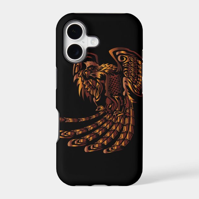 Phoenix Rising Iphone Case (Back)