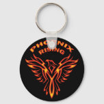 Phoenix Rising Keychain at Zazzle