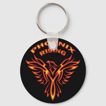 Phoenix Rising Keychain