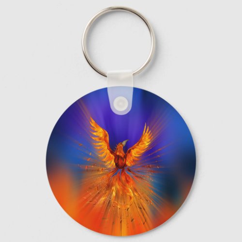 Phoenix Rising Keychain