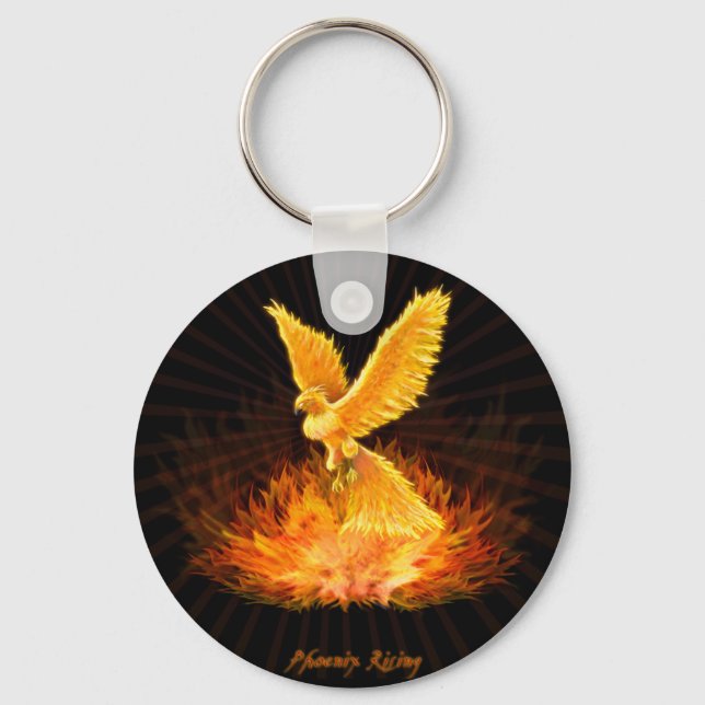 Phoenix Rising Keychain (Front)