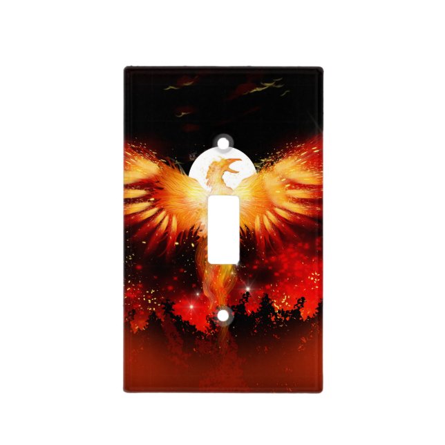 Phoenix Rising Light Switch Cover (Front)