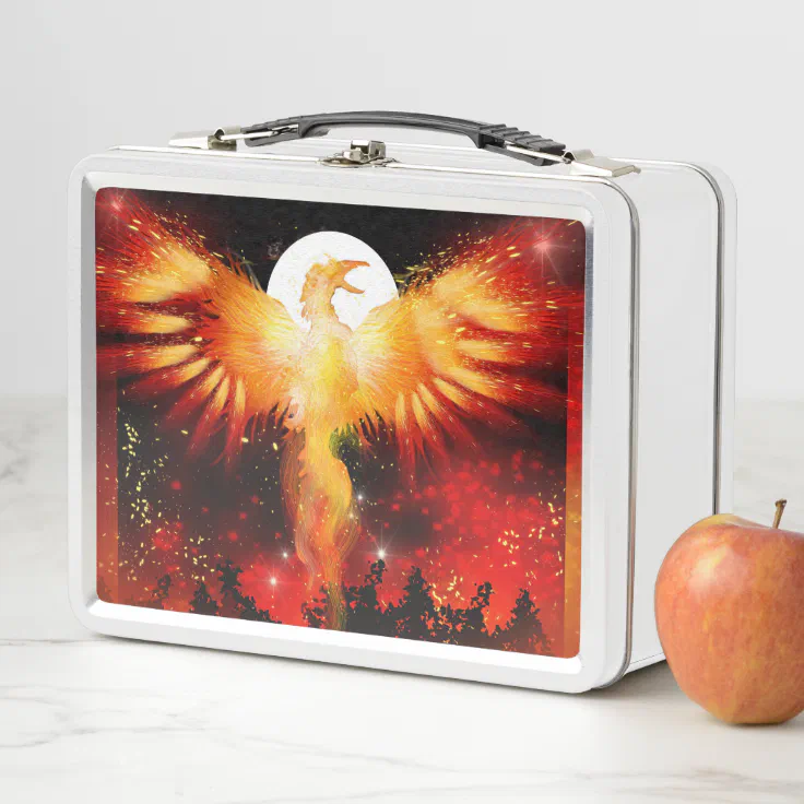 Phoenix Rising Lunch Box | Zazzle