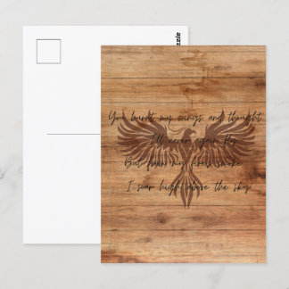 Phoenix Rising | Motivation Postcard