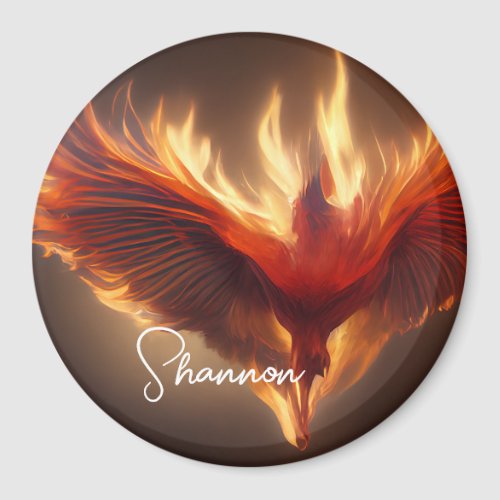 Phoenix Rising Name Inspiring Strength Magnet