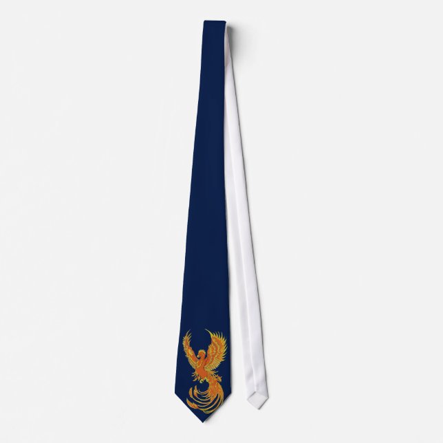 Phoenix Rising Neck Tie (Front)