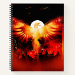 Phoenix Rising Notebook at Zazzle