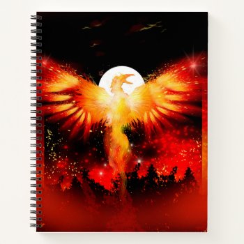 Phoenix Rising Notebook by Digital_Attic_95 at Zazzle