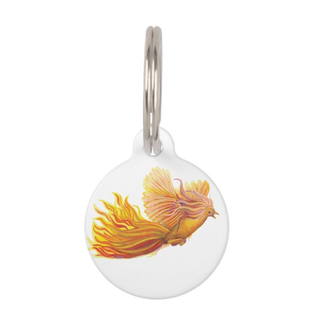 Phoenix Rising  Pet ID Tag (Front)