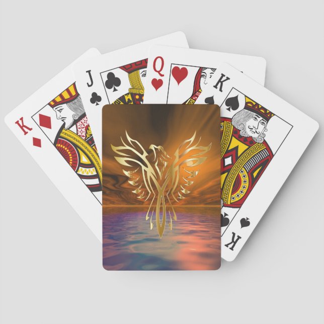 Phoenix Rising Poker Cards (Back)