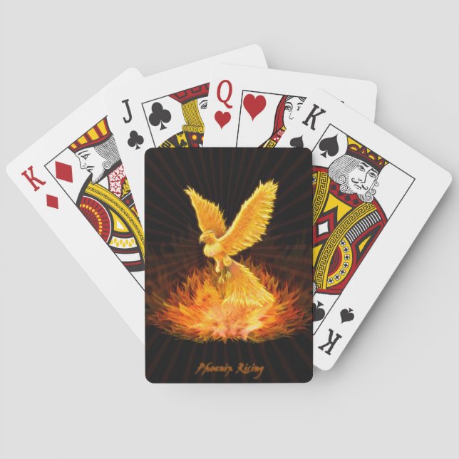 Phoenix Rising Poker Cards (Back)