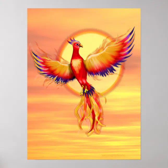 Phoenix Rising Poster | Zazzle