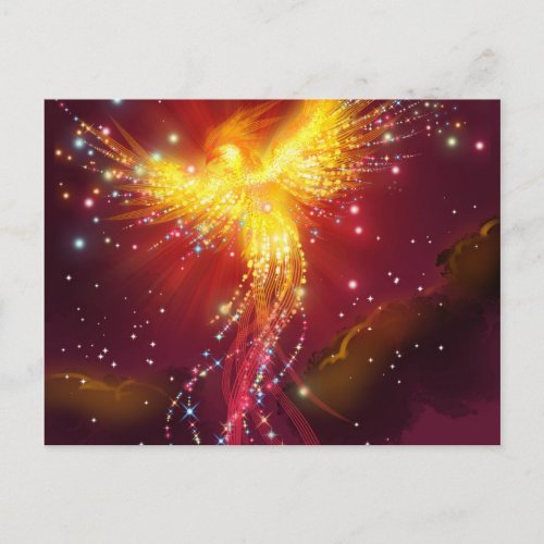 Phoenix Risingpurple Postcard