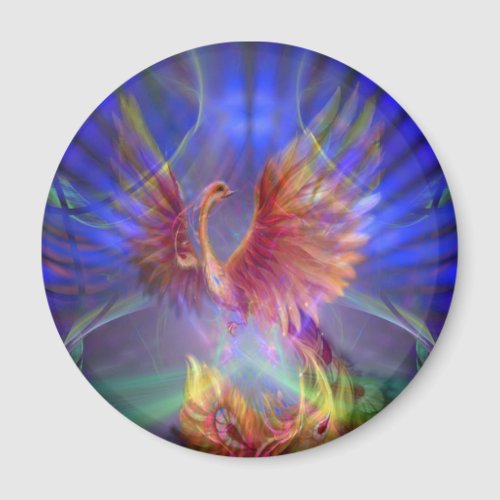 Phoenix Rising Refrigerator Magnet