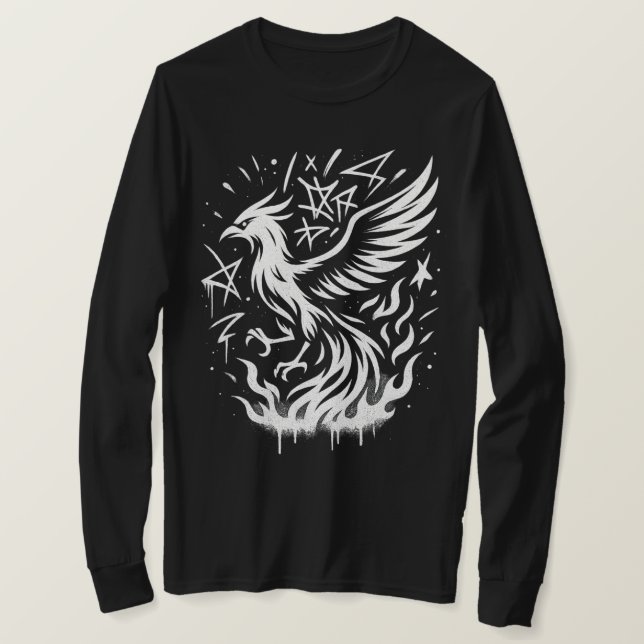 Phoenix Rising: The Samurai’s Fire T-Shirt (Design Front)