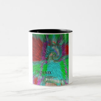 Phoenix Rising Two-Tone Coffee Mug