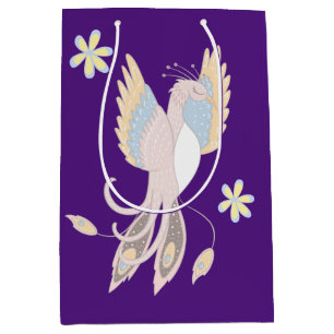 Phoenix Rising Whimsical Magical Friends Medium Gift Bag
