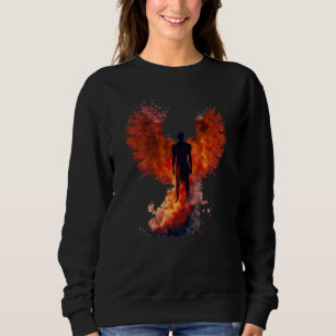 Phoenix Rising Wings Resurrection Rebirth New Begi Sweatshirt
