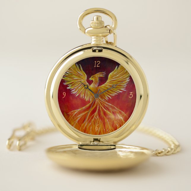 Phoenix  Round Clock Pocket Watch (Inside)