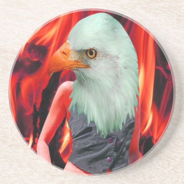 Phoenix Sandstone Coaster (Front)