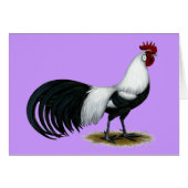 Phoenix: Silver Duckwing Rooster (Front Horizontal)