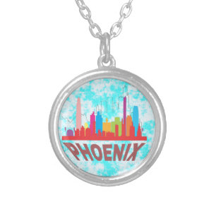 Phoenix Silver Plated Necklace