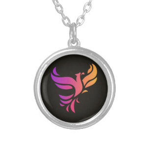 Phoenix Silver Plated Necklace