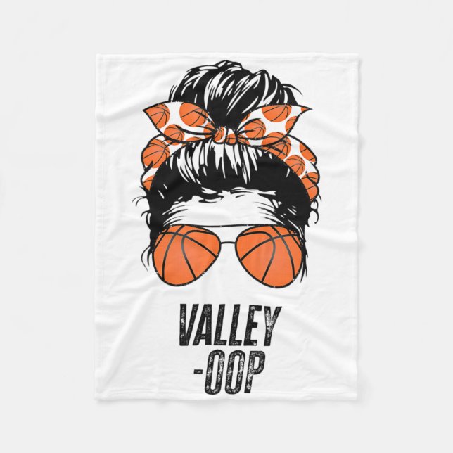 Phoenix Sketll Valley -oop Messy Bun Sun Sketll Fa Fleece Blanket (Front)