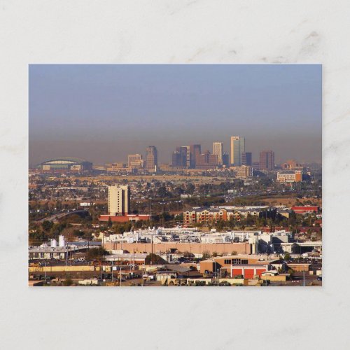 Phoenix Skyline Arizona Postcard