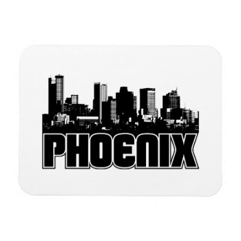 Phoenix Skyline Magnet by TurnRight at Zazzle