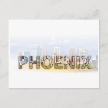 Phoenix skyline postcard