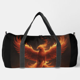 Phoenix Soar: Mythical Rising Phoenix Duffle Bag