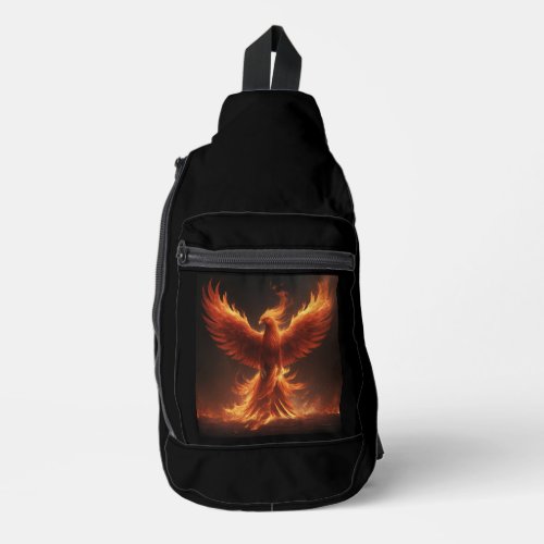 Phoenix Soar Mythical Rising Phoenix  Sling Bag