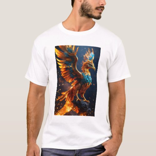Phoenix Soars A Majestic Flight T_Shirt