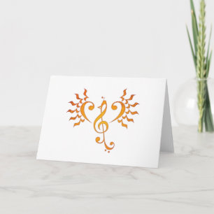 Phoenix Song greeting card