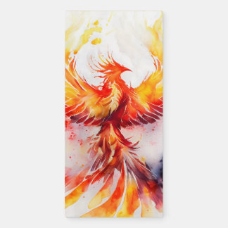 Phoenix Spreading it's Wings Rising from the Ashes Magnetic Notepad