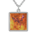 Phoenix Sterling Silver Necklace at Zazzle