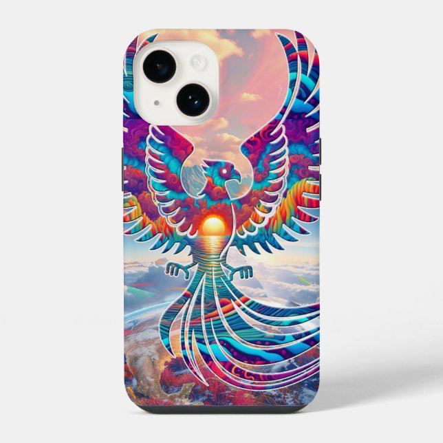 Phoenix Sunrise Iphone Case (Back)