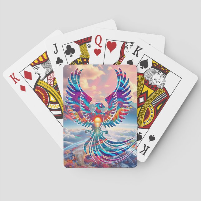Phoenix Sunrise Poker Cards (Back)