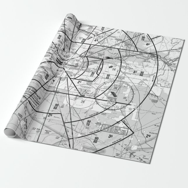 Phoenix TAC Chart Wrapping Paper (Unrolled)