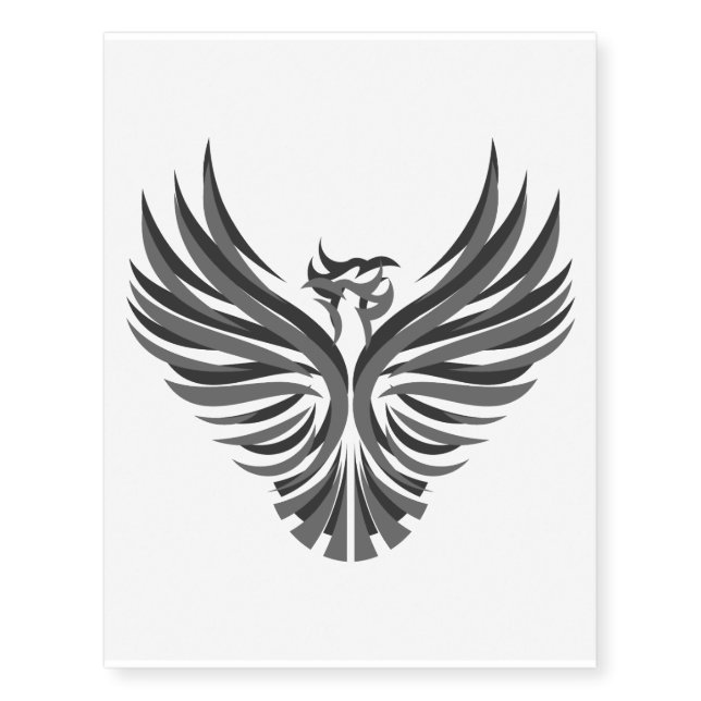 Phoenix  temporary tattoos (Front)
