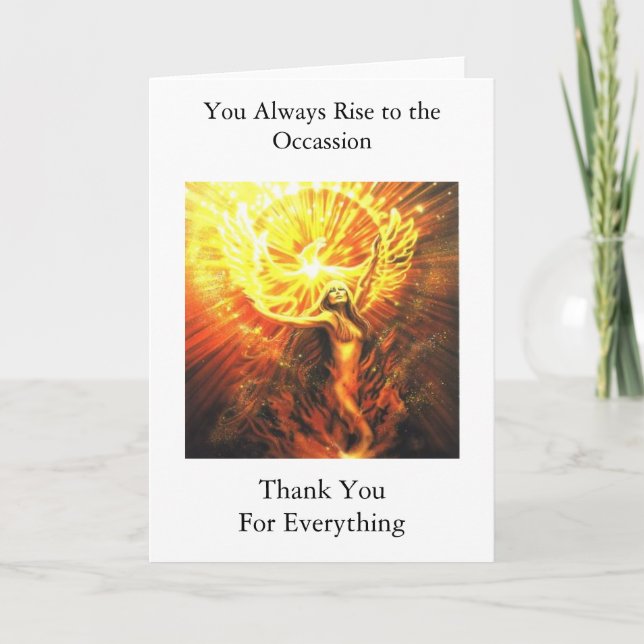 Phoenix Thank You Card (Front)