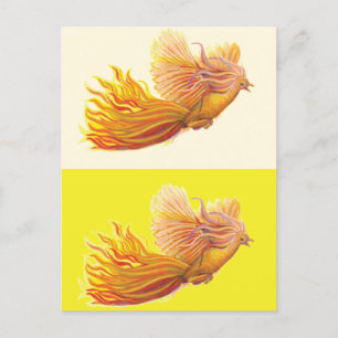 Phoenix - The Bird that is Reborn Postcard