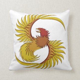 Phoenix Throw Pillow