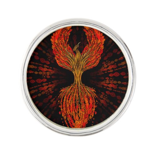 Phoenix Tree of Life Lapel Pin
