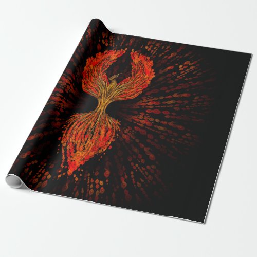 Phoenix Tree of Life Wrapping Paper