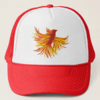 Phoenix fire bird cool hat design