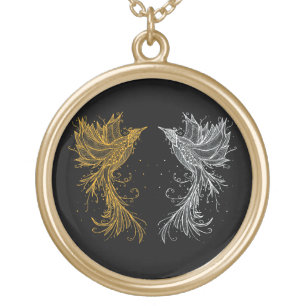 Phoenix Twins Necklace