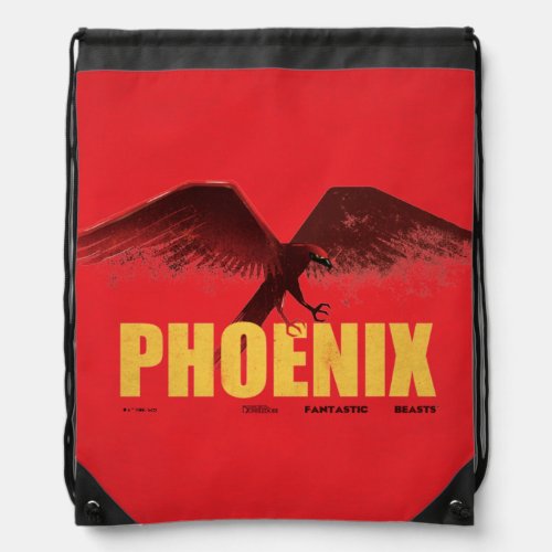 Phoenix Vingate Graphic Drawstring Bag