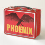 Phoenix Vingate Graphic Metal Lunch Box at Zazzle
